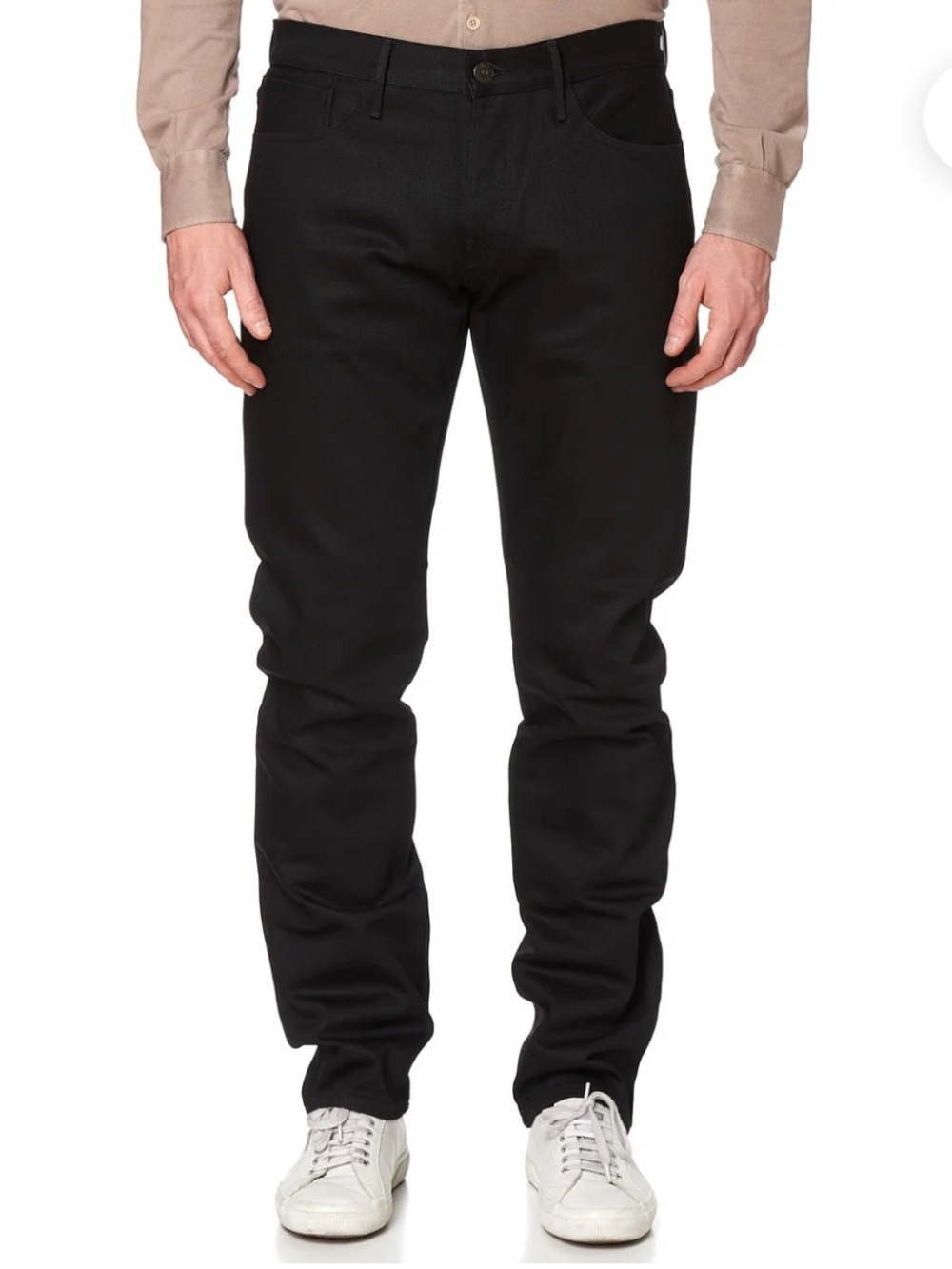 3x1 M5 Black Denim Selvedge Straight Fit Jeans Pants US 34